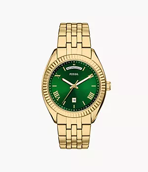 ゴールドトーンウォッチ - Fossil