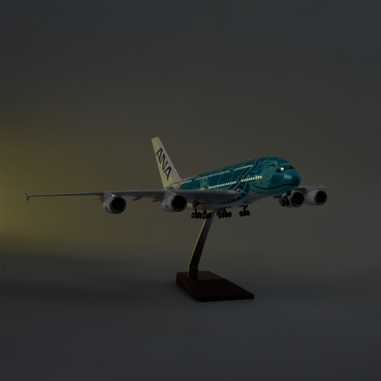 A380 ANA Japan BLUE TURTLE - SCALE 1/160 - 47CM - 18,5 IN