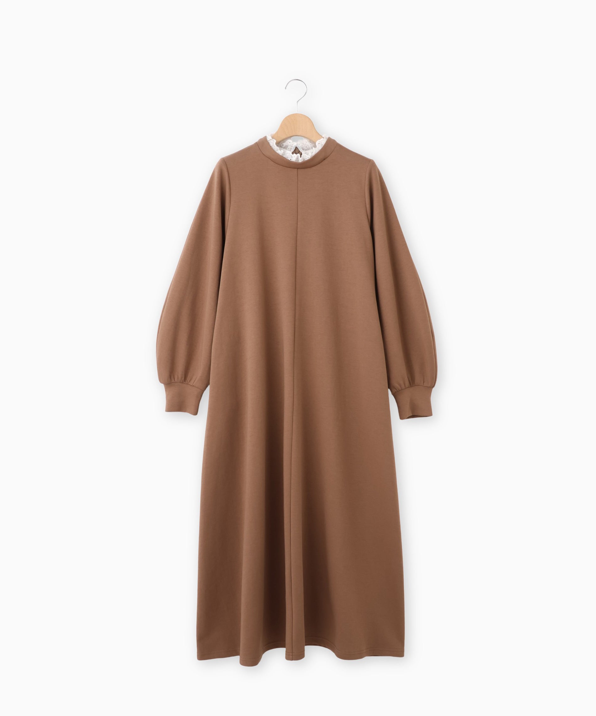 2WAY配色レース衿ポンチワンピース – FACE SANS FARD