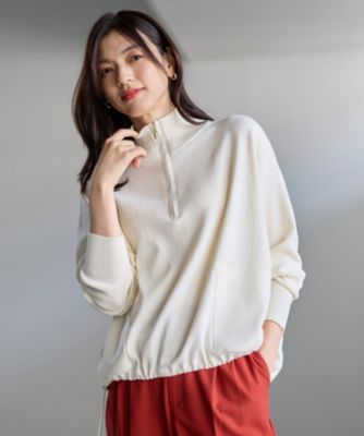 ANY(エニィ)のスウェットライクハーフジップニット通販 | 集英社HAPPY