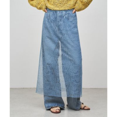 Whim Gazette(ウィム ガゼット)の【GEMINI】レーススカート通販