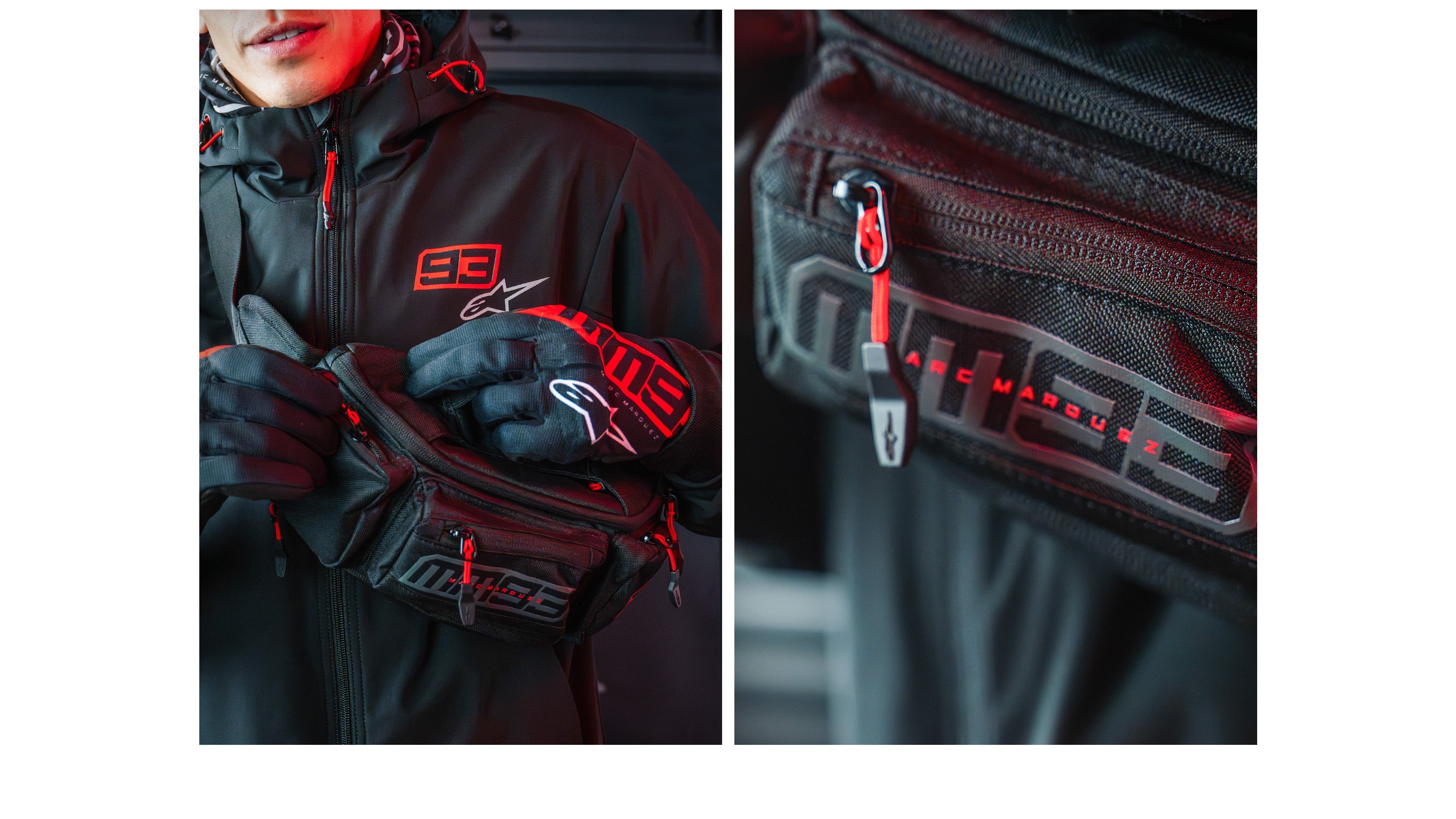 MM93 Waist Bag - Black Motorcycle Bag | Alpinestars®