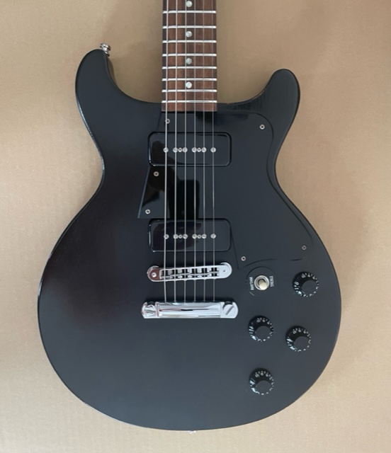 作業事例】Gibson Les Paul Special DC ピックガード製作 | 楽器工房FROGS