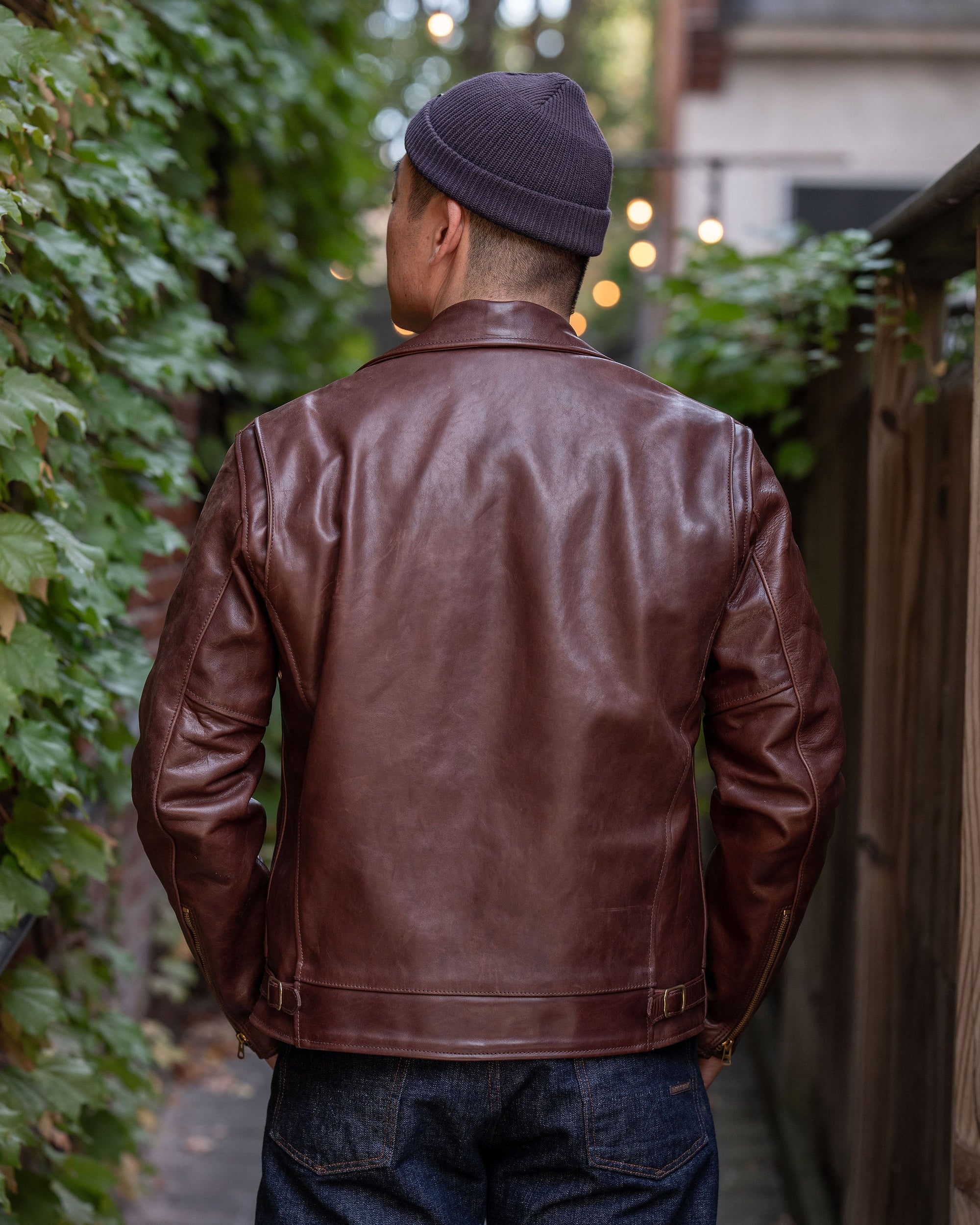 Simmons Bilt x Franklin & Poe Citywide Jacket - Japanese Brown Horsehi