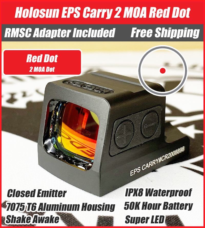 Holosun EPS Carry 2 MOA Red Dot (Best Price) - Free Shipping