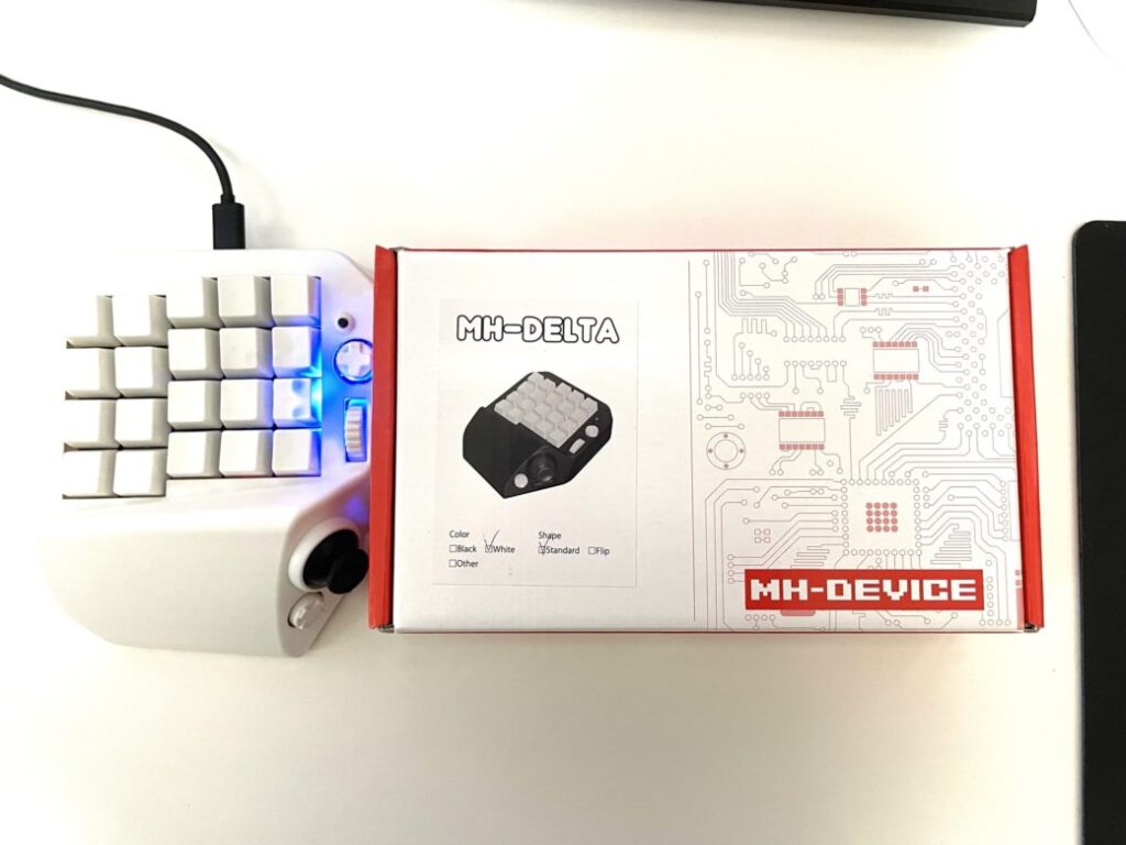 左手デバイス】MH-Deltaの使用レビュー。進化を続ける片手ゲーミング