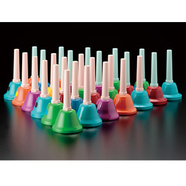 ミュージックベル（ハンドベル） - レインボー・カラー MB－C と