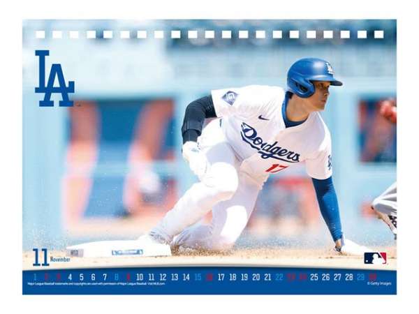 大谷翔平選手 2025年壁掛け・卓上カレンダーご予約受付中！ | 野球用品