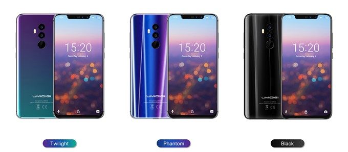 UMIDIGI Z2/Z2 Pro発表。切り欠け・フルバンド対応・グラデボディーの