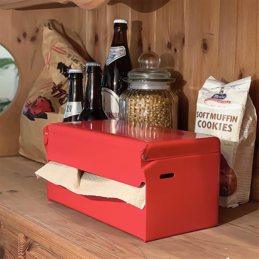 ティッシュディスペンサー ステンレス (テッシュケース スチール製