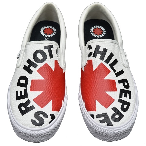 RED HOT CHILI PEPPERS × VISION STREET WEAR Canvas Slip-On RHCP