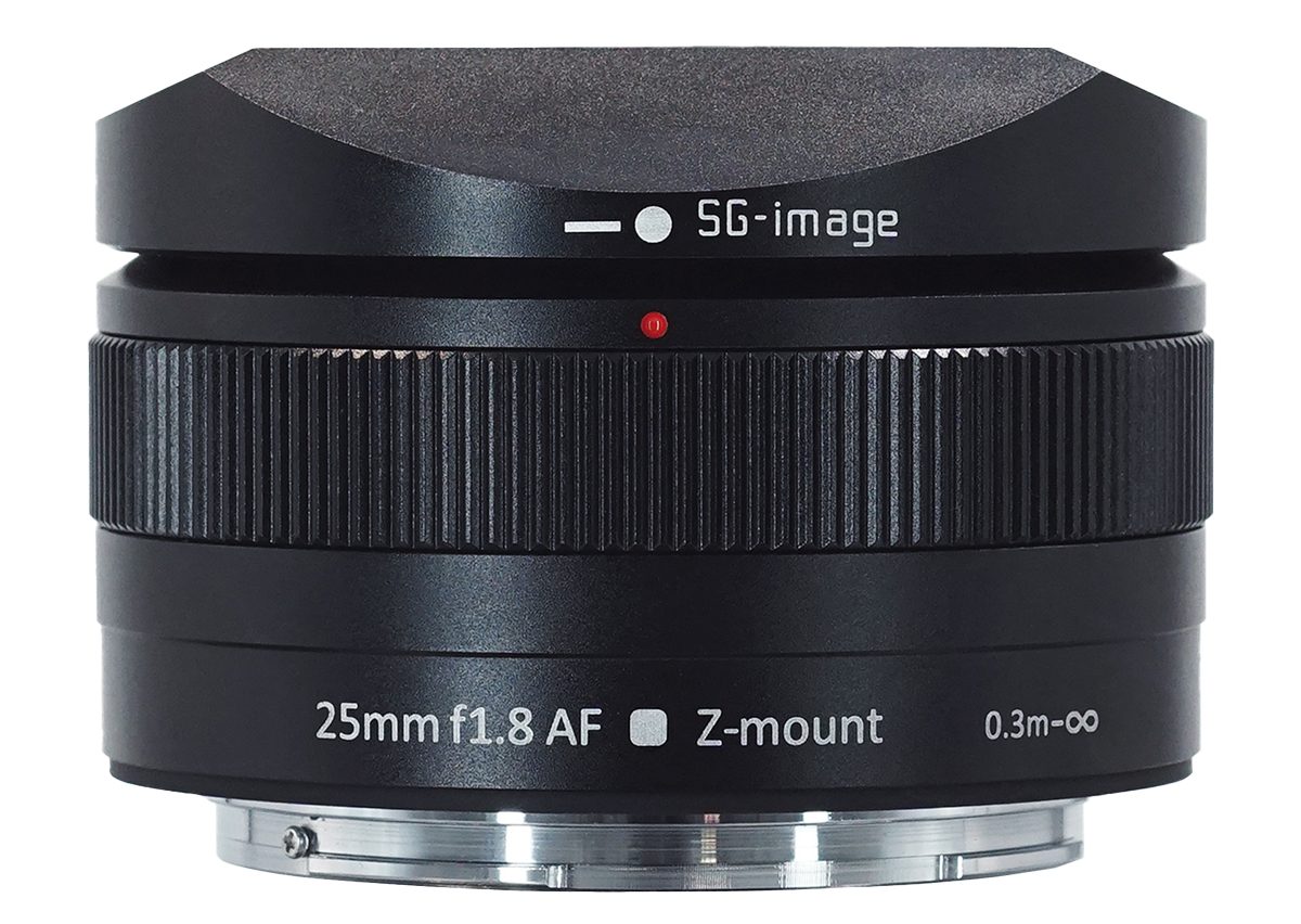 AF対応で実売約2万円！ 小さくて明るい「SG-image AF 25mm F1.8」に