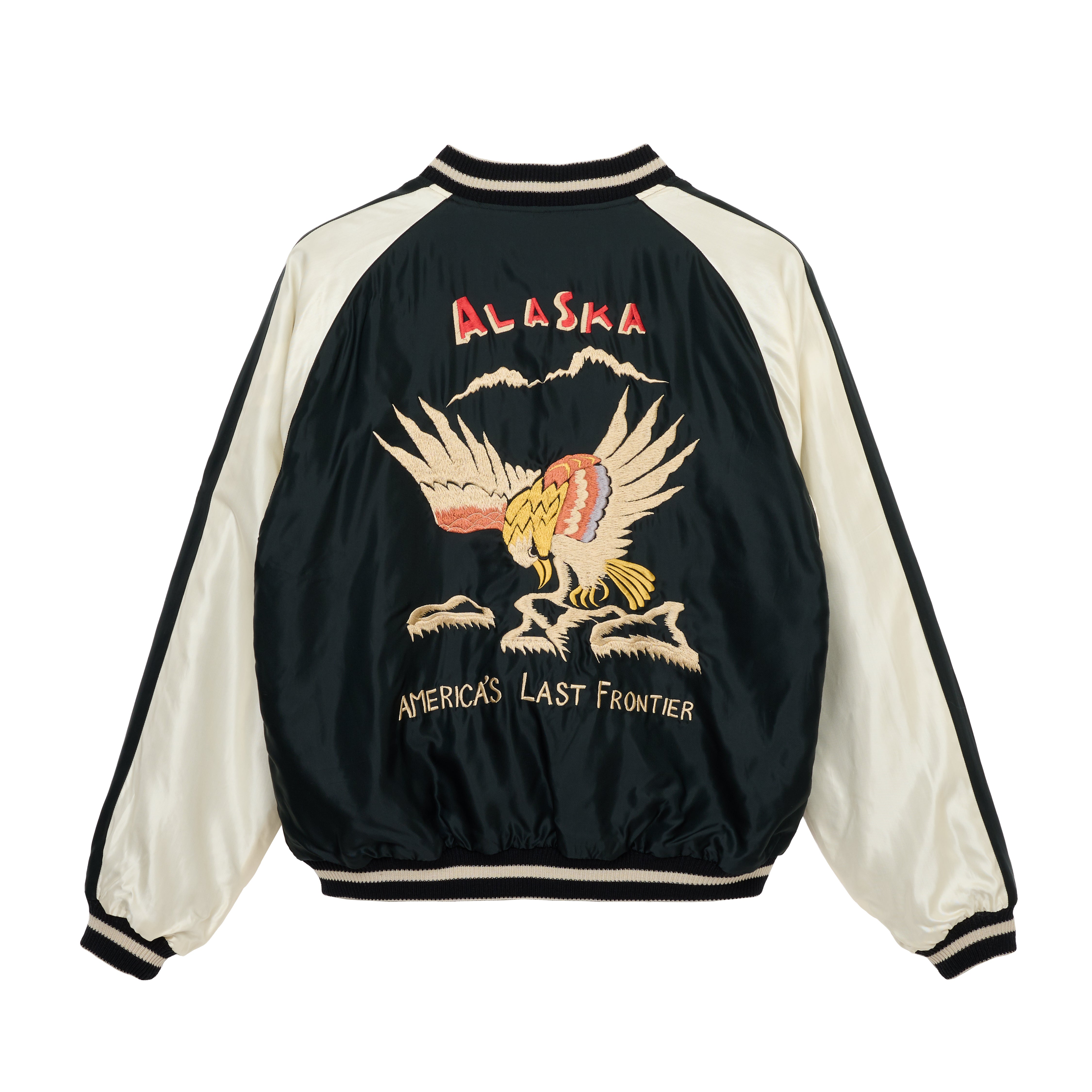 TAILOR TOYO X GDC】Velveteen × Acetate Souvenir Jacket “PHOENIX” × “AL