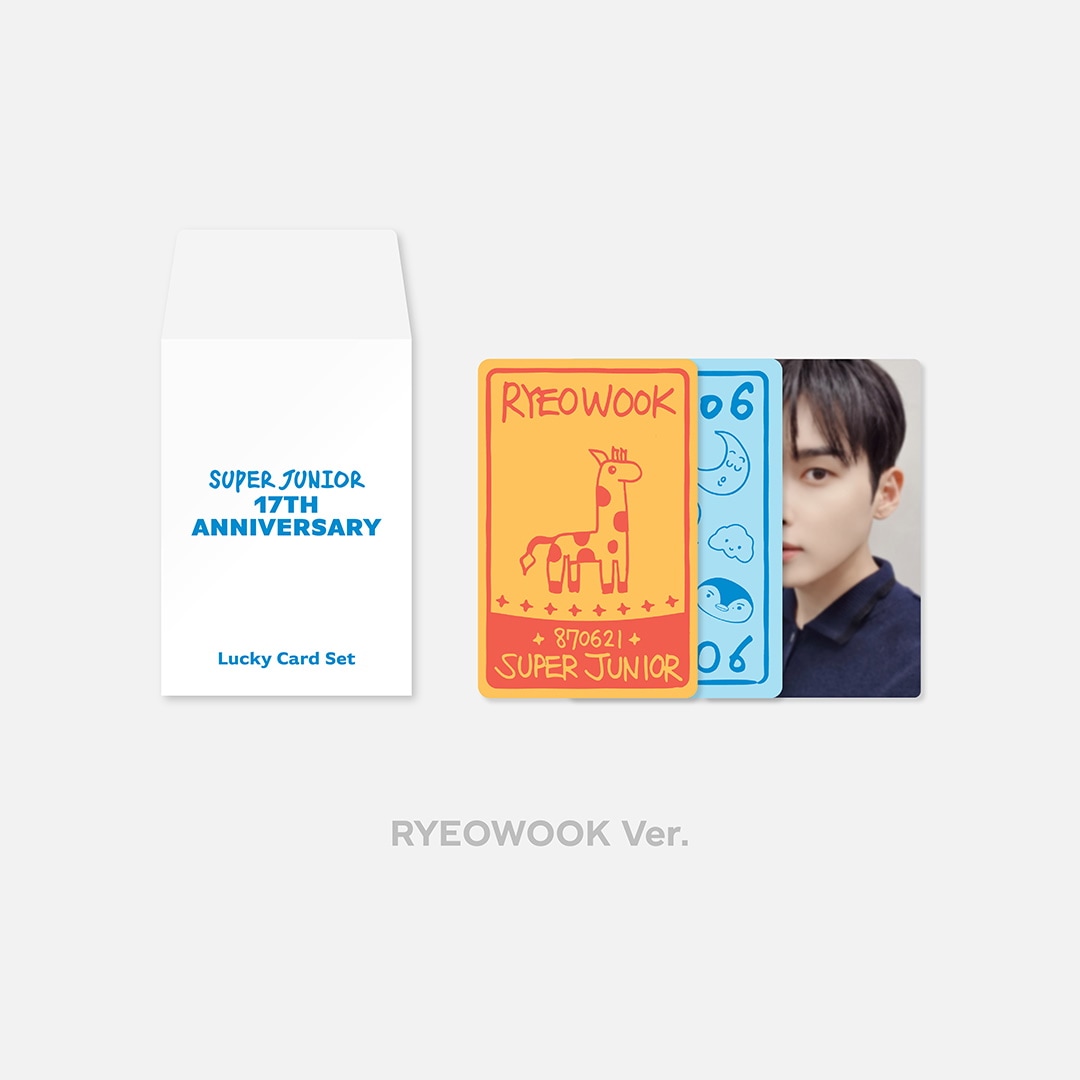 予約】SUPER JUNIOR Lucky Card SET「17TH ANNIVERSARY MD」