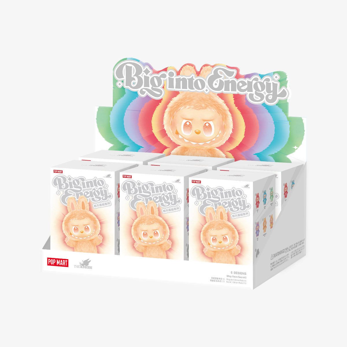 Labubu Big Into Energy Series – Pop Mart Blind‑Box Plush Pendants