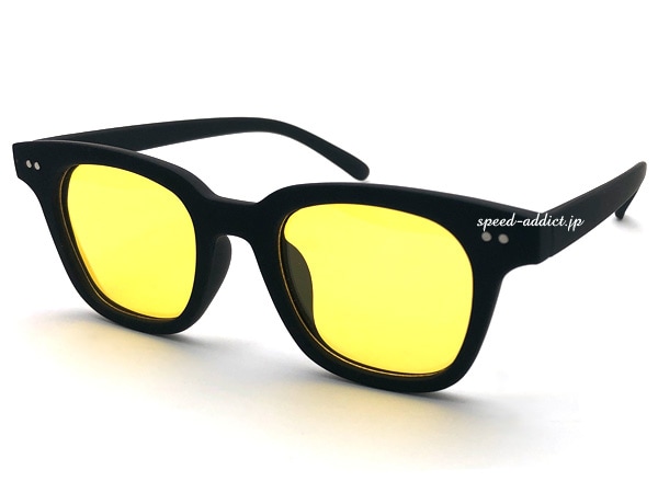 POLARIZED WELLINGTON RUBBER FRAME SUNGLASS（偏光ウェリントンラバー