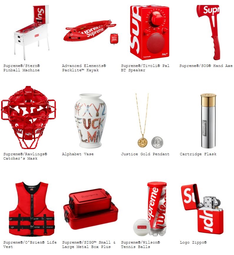 Supreme 18SS コレクションのアクセサリー＆スケート一覧ページ1 | God