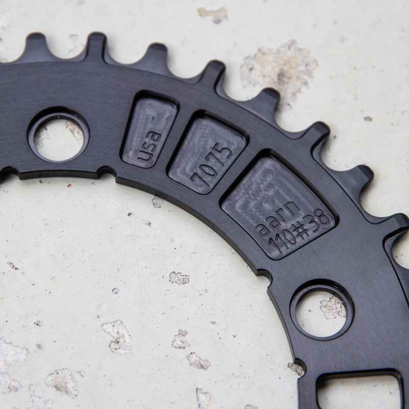 AARN* narrow wide chainring (black) - BLUE LUG GLOBAL ONLINE STORE