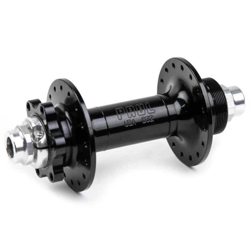 PAUL* disk word hub thru-axle (black) - BLUE LUG GLOBAL ONLINE STORE