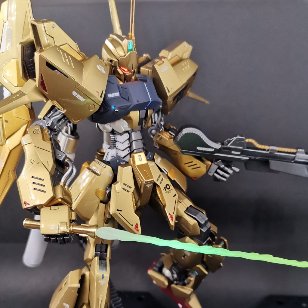 MG百式ライズカイン仕様 鏡面仕上げ｜もりそば重工業さんのガンプラ