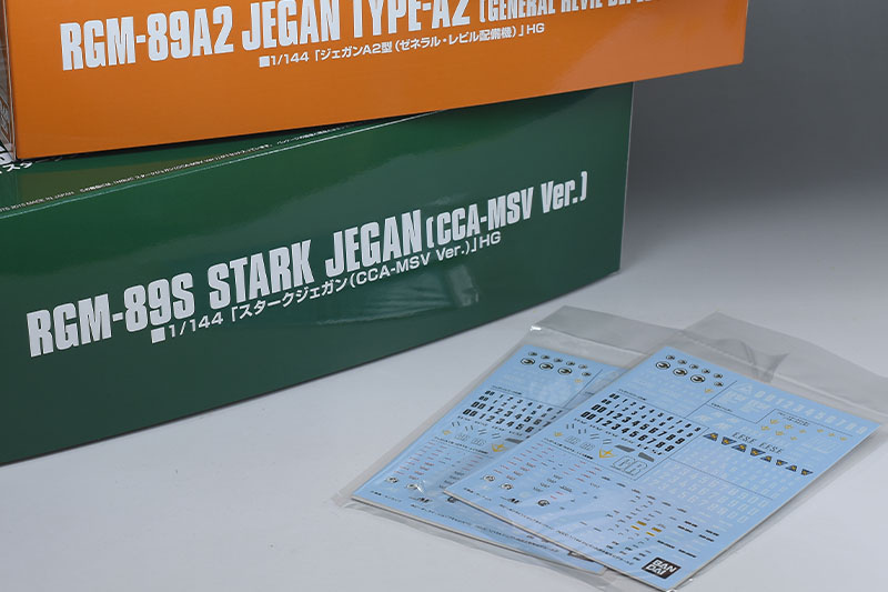 HG ジェガン系 4点セット＋限定デカール HGUC ジェガン機4点＋デカール