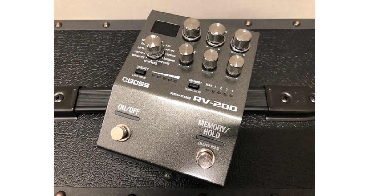 試奏レビューあり】BOSS RV-200｜最高峰の音質と汎用性を備えた
