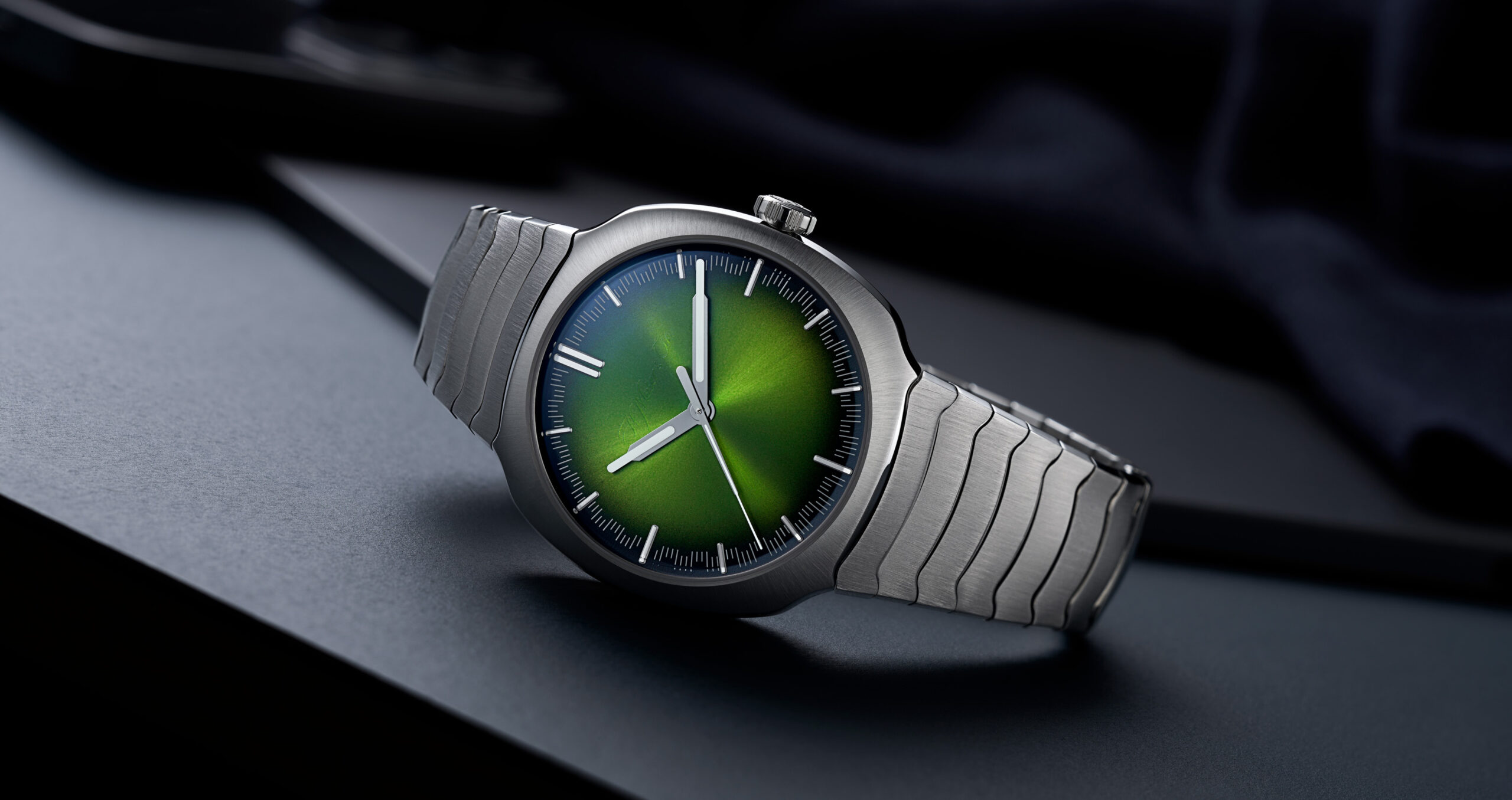 Streamliner Centre Seconds Matrix Green - H. Moser & Cie.