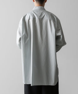 ssstein / シュタイン】OVERSIZED DOWN PAT SHIRT - OFF GREY | 公式