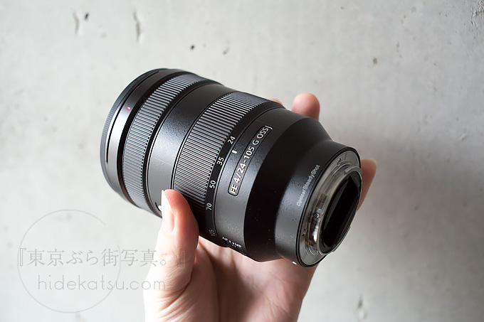SONYの新ズームレンズ FE 24-105mm F4 G OSS 小規模プロジェクトの業務