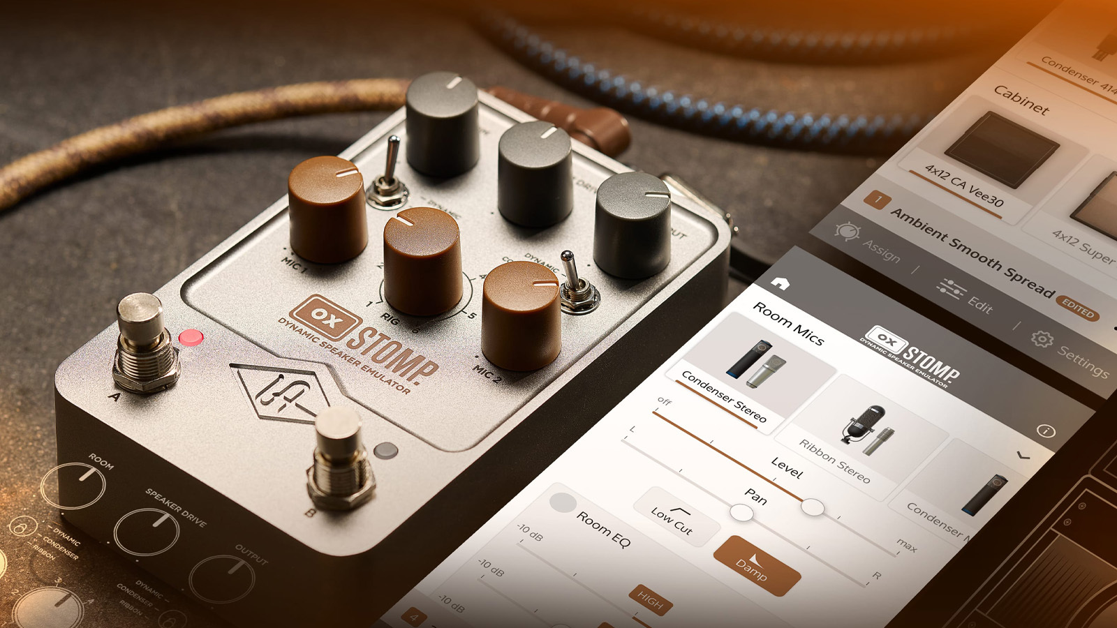 UAFX OX Stomp Dynamic Speaker Emulator - Universal Audio | Hookup