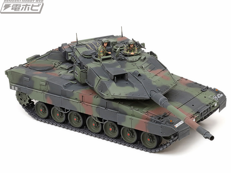 ドイツ連邦軍の最新主力戦車「レオパルト2 A7V」がタミヤの1/35