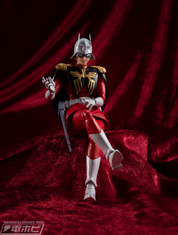 機動戦士ガンダム』シャアがS.H.Figuartsでアクションフィギュア化