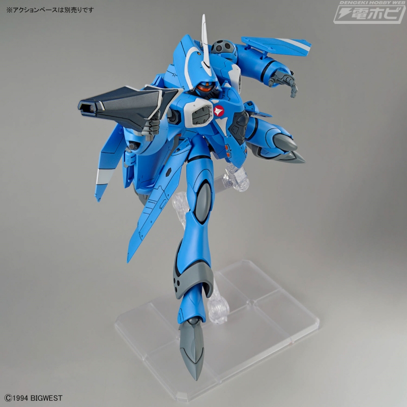 マクロス7』より天才マックスが駆る青い「VF-22S」がバンダイHG
