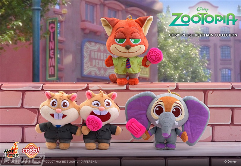 ズートピア』ジュディやニック、クロウハウザーたちといつも一緒！約12