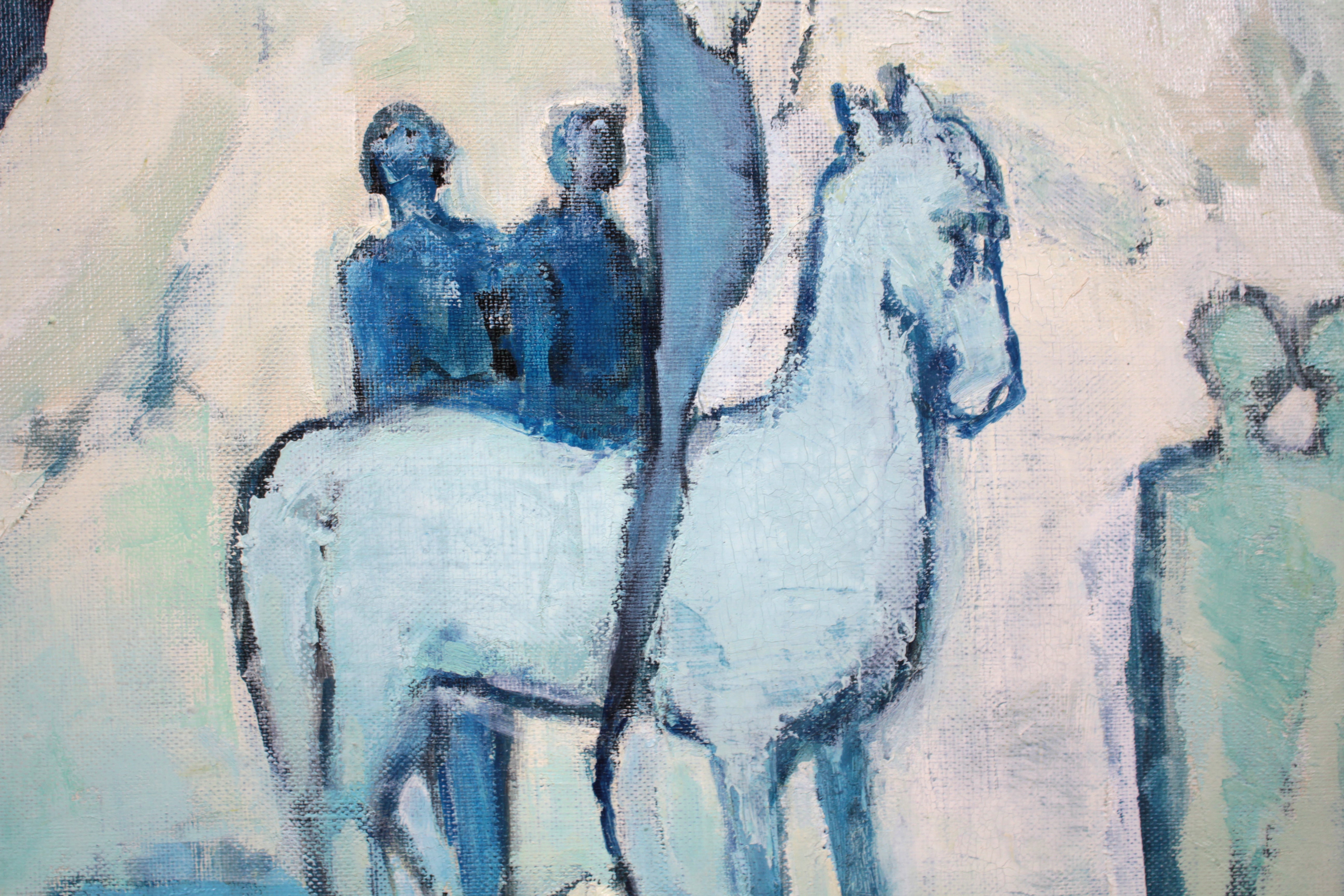 国松 登 『氷人』 水彩画 - 北海道画廊