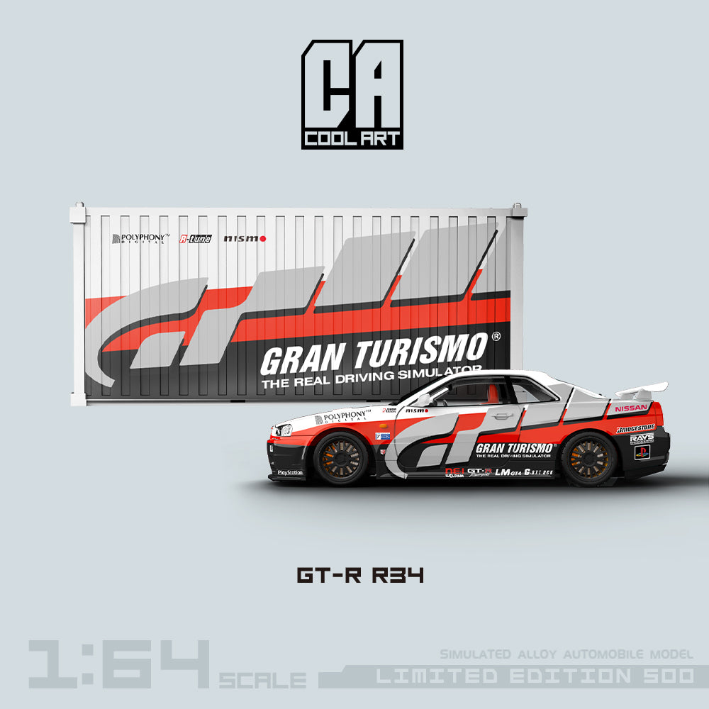 COOL ART 1:64 Nissan Skyline GT-R R34 Gran Turismo (3 Versions