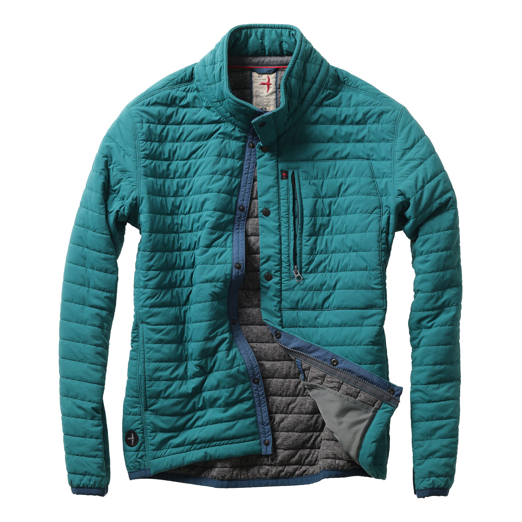 Relwen Windzip Jacket - Exclusive Ocean Teal | Winter Jackets