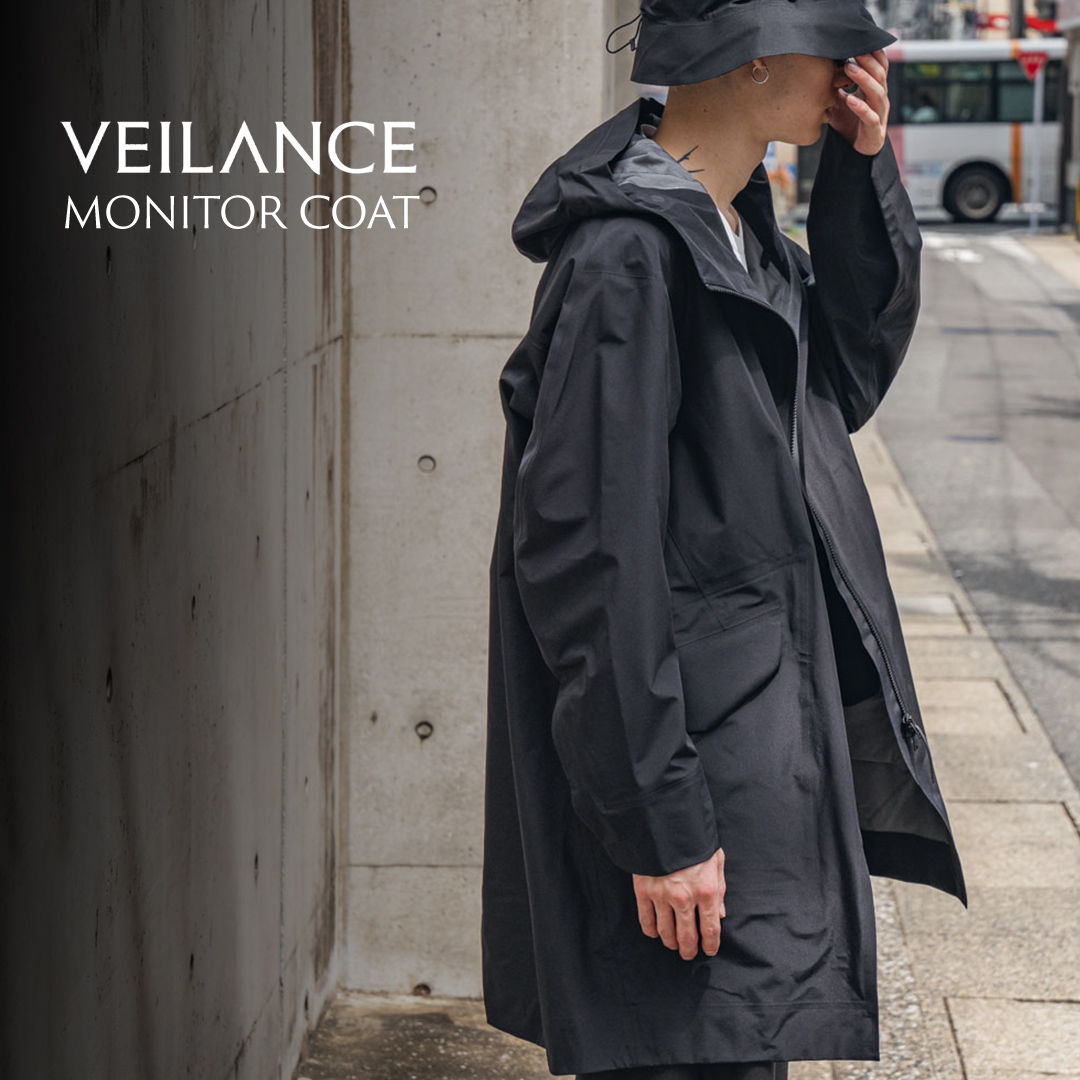 モニタリー VANCLOTH マキシコート 黒 モニタリー VANCLOTH マキシ