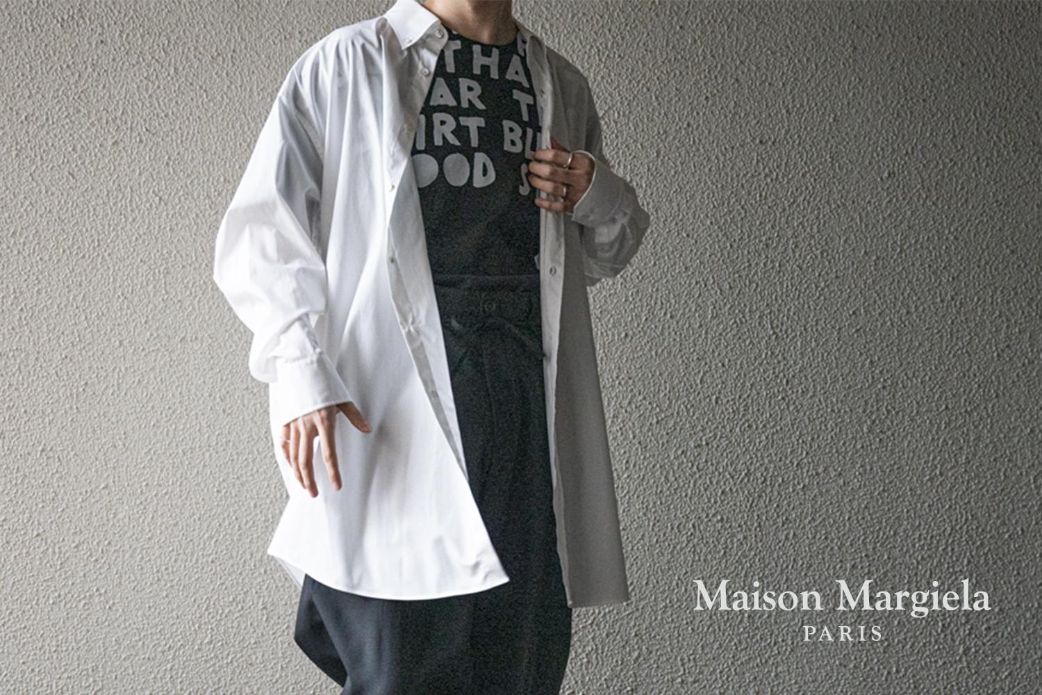 メゾンマルジェラの Co-ed オーバーサイズシャツ | HUES 福岡セレクト