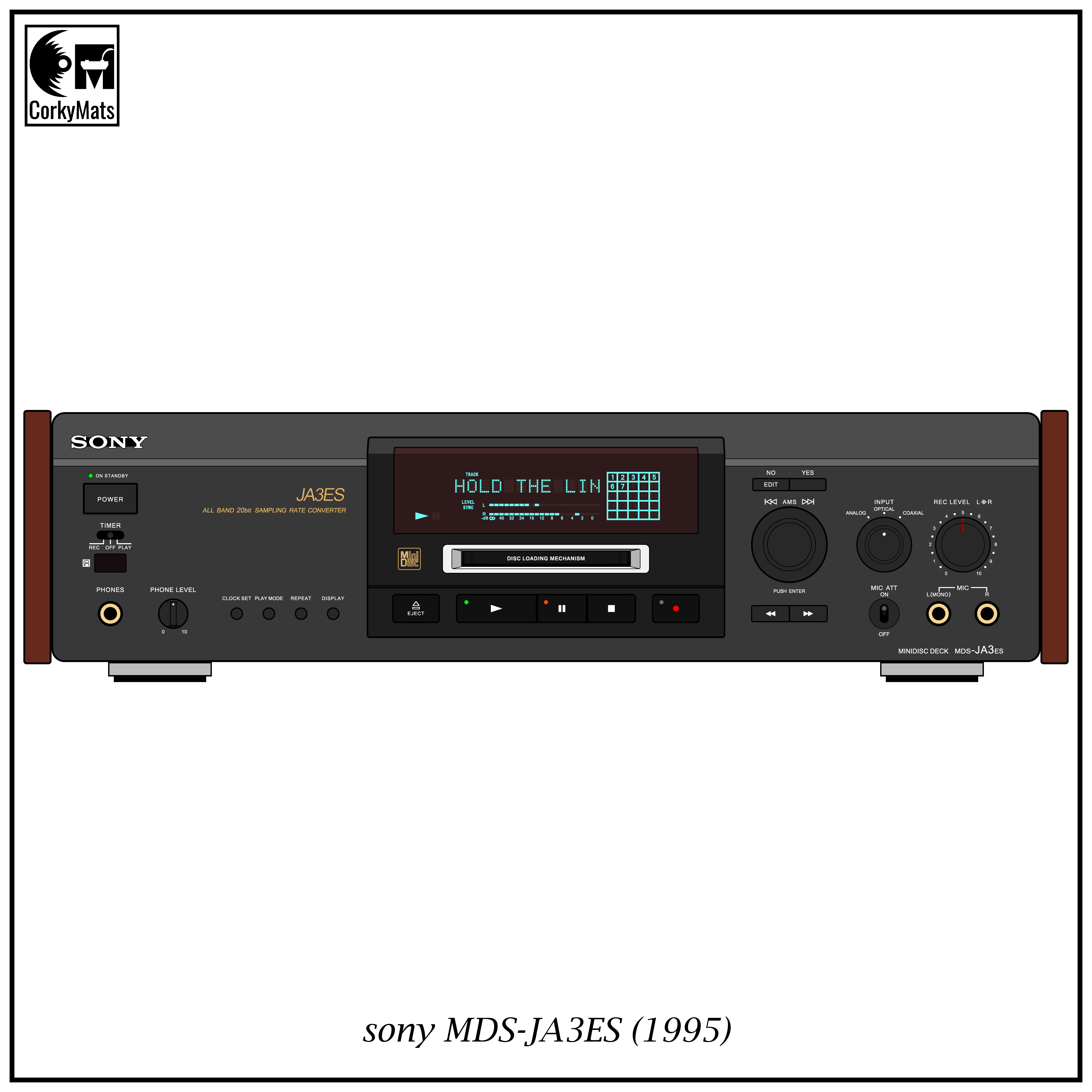 Yet another Sunday hi-fi illustration day, going back to a model