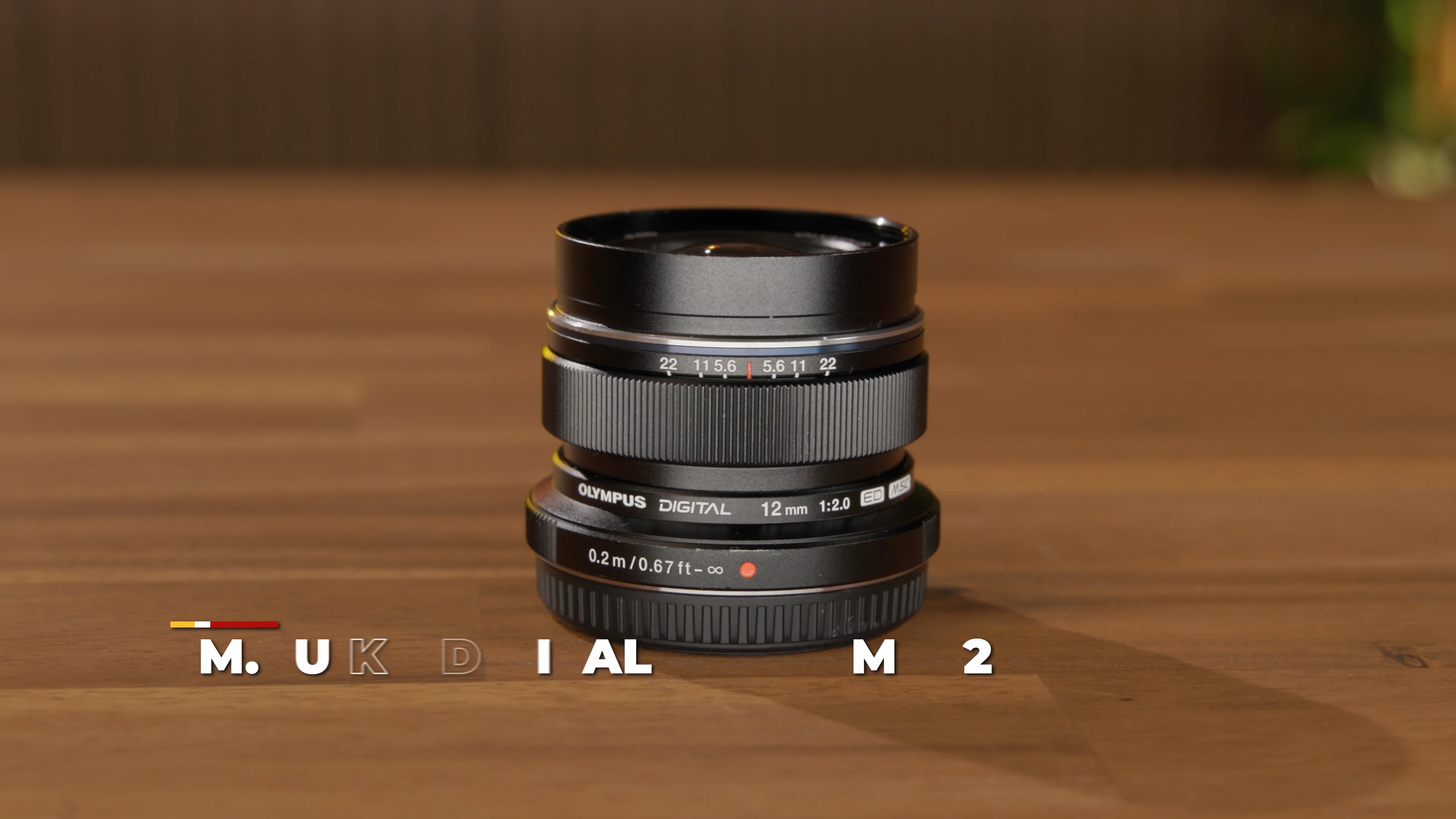 Olympus M.Zuiko Digital ED 12mm f/2 Lens (Black) V311020BU001