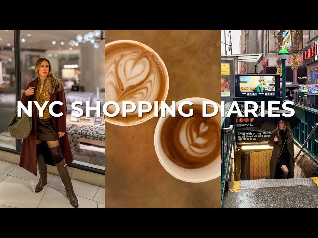 Luxury NYC Shopping Vlog ✨ | Hermès Unboxing, Cozy Coffee Dates