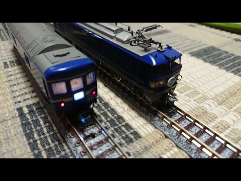 Nゲージ【北斗星】(KATO)室内灯の色分けにもっとこだわってみた!!♯101