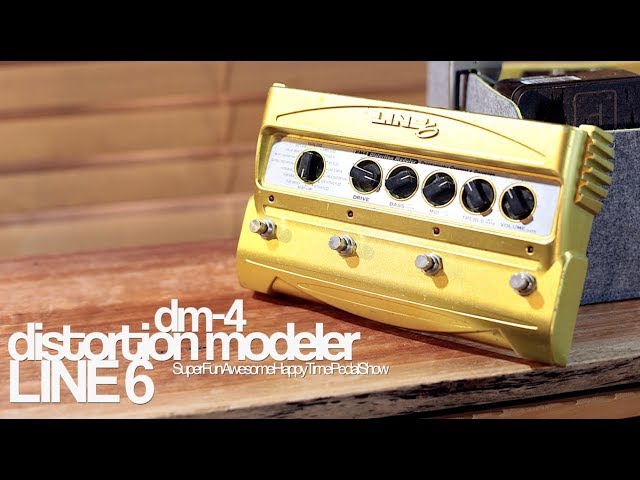 Line 6 DM-4 Distortion Modeler - YouTube