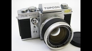TOPCON RE SUPER + RE.AUTO Topcor 58mm F1.4 - YouTube