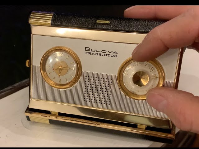 Bulova Transistor Radio and Watch - YouTube