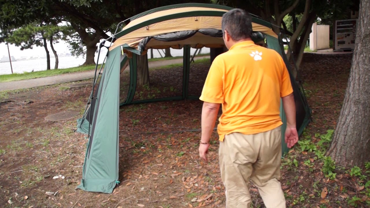 コールマン オアシススクリーンタープ withフラップ レビュー - YouTube