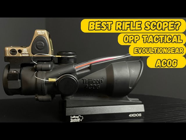 EvolutionGear ACOG + RMR BEST Airsoft copy? /OPP Tactical - YouTube