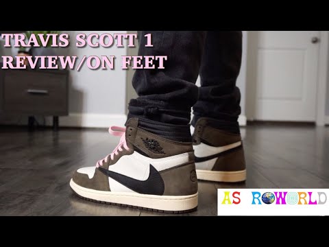 FINALLY! UNBOXING the Travis Scott Air Jordan 1 Review/On Feet
