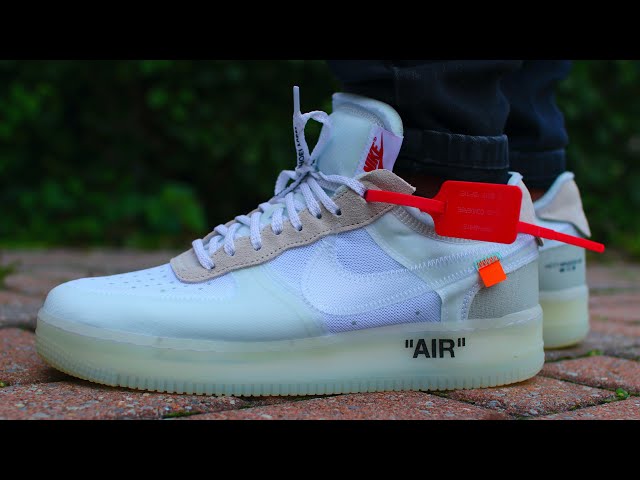 OFF-WHITE NIKE AIR FORCE 1 UNBOXING & ON FEET REVIEW - UA Version